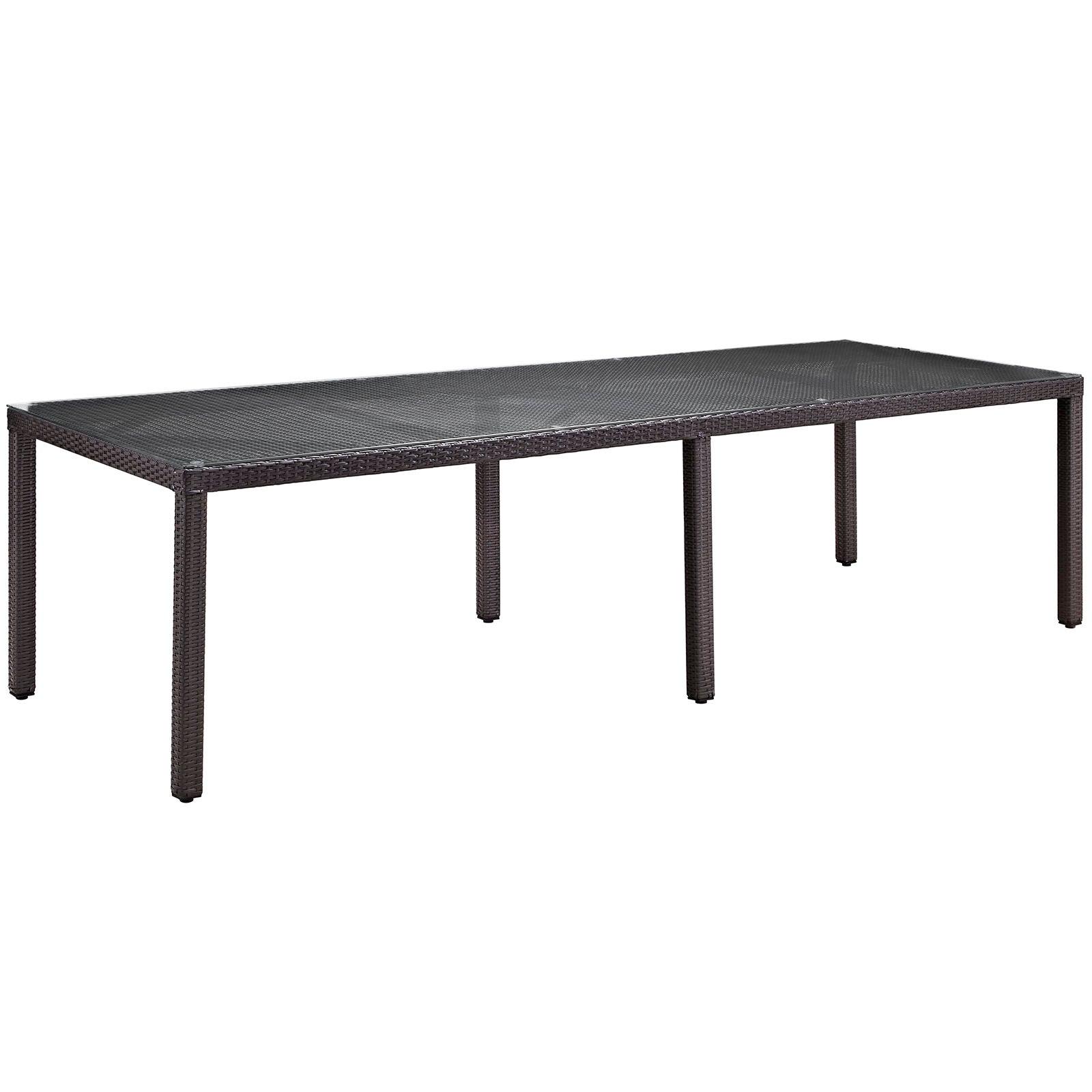 Modway Convene 114" Outdoor Patio Dining Table FredCo