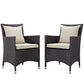 Modway Convene 2 Piece Outdoor Patio Dining Set FredCo