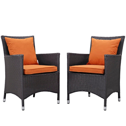 Modway Convene 2 Piece Outdoor Patio Dining Set FredCo