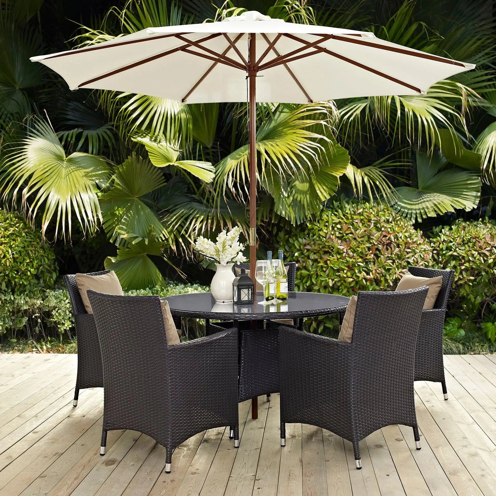 Modway Convene 2 Piece Outdoor Patio Dining Set, EEI-2192 FredCo
