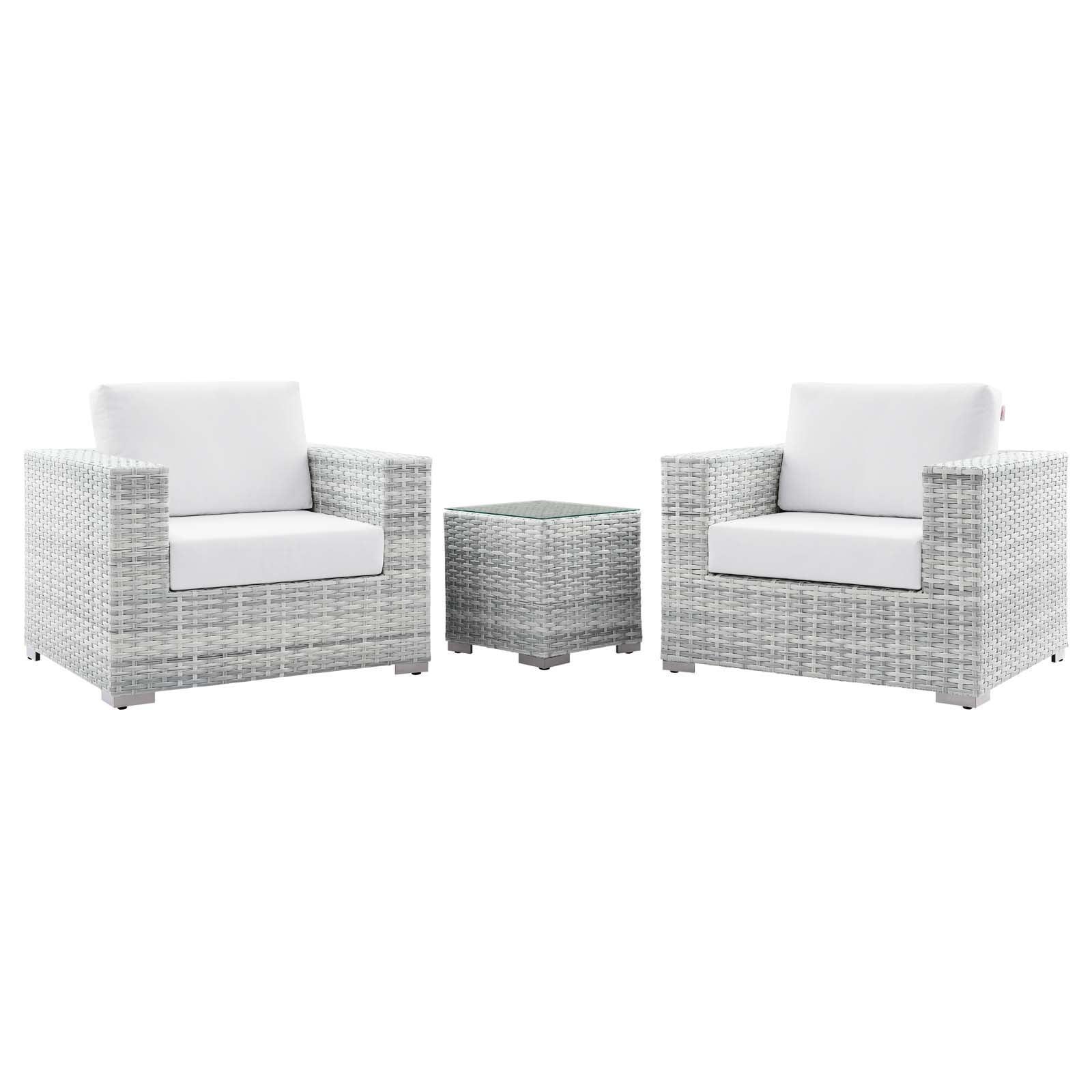 Modway Convene 3-Piece Outdoor Patio Set FredCo