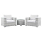 Modway Convene 3-Piece Outdoor Patio Set FredCo