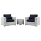 Modway Convene 3-Piece Outdoor Patio Set FredCo