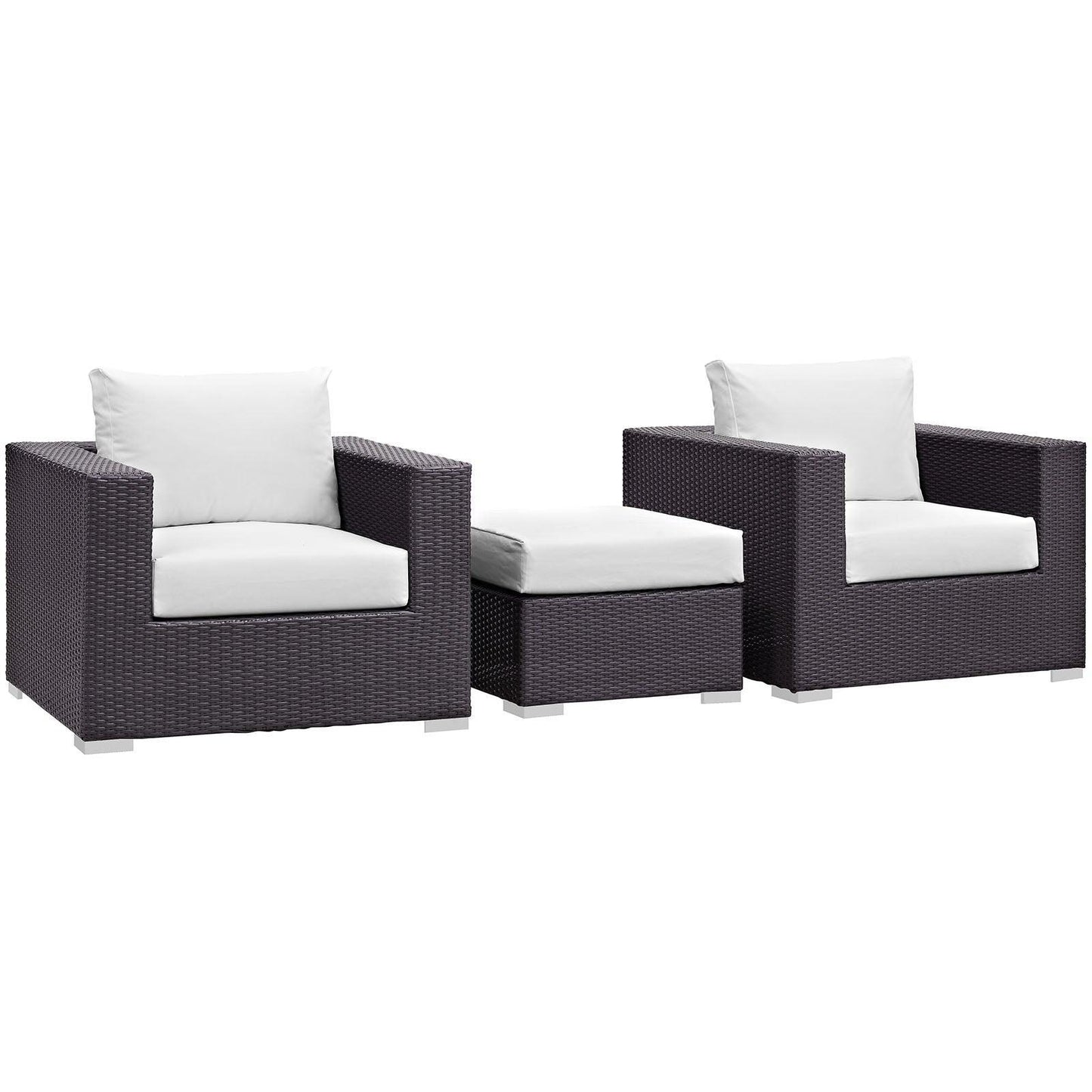 Modway Convene 3 Piece Outdoor Patio Sofa Set FredCo