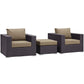 Modway Convene 3 Piece Outdoor Patio Sofa Set FredCo