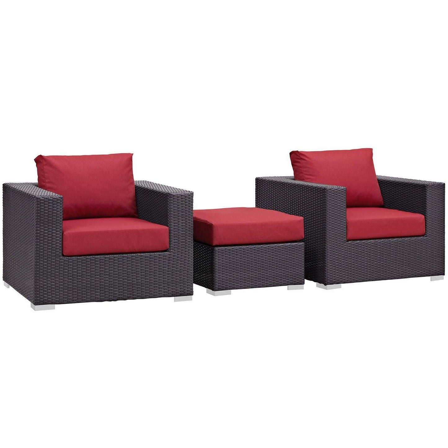 Modway Convene 3 Piece Outdoor Patio Sofa Set FredCo