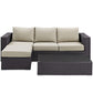 Modway Convene 3 Piece Outdoor Patio Sofa Set, EEI-2178 FredCo