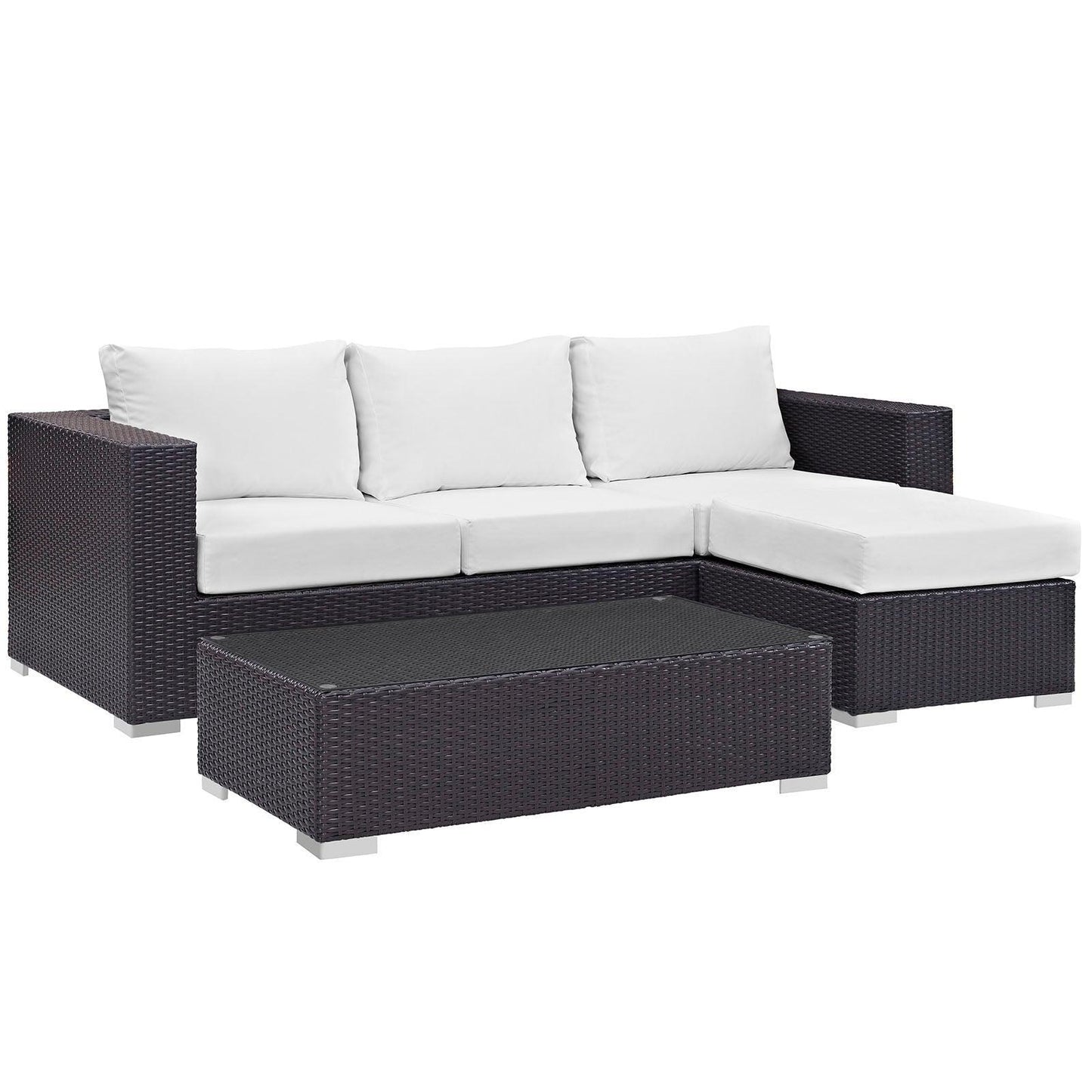 Modway Convene 3 Piece Outdoor Patio Sofa Set, EEI-2178 FredCo