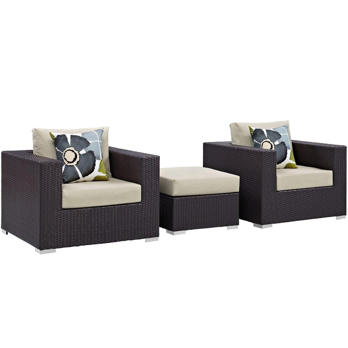 Modway Convene 3 Piece Outdoor Patio Sofa Set, EEI-2363 FredCo