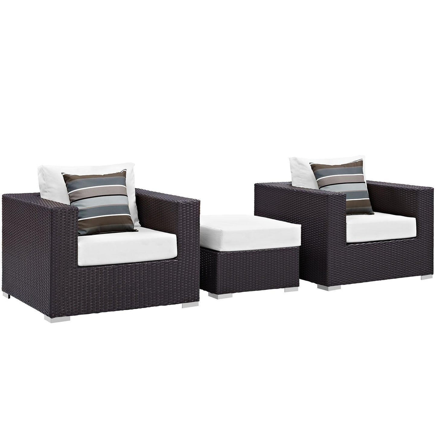 Modway Convene 3 Piece Outdoor Patio Sofa Set, EEI-2363 FredCo