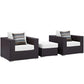 Modway Convene 3 Piece Outdoor Patio Sofa Set, EEI-2363 FredCo