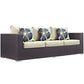 Modway Convene 3 Piece Outdoor Patio Sofa Set, EEI-2364 FredCo