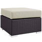 Modway Convene 3 Piece Set Outdoor Patio with Fire Pit FredCo
