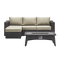 Modway Convene 3 Piece Set Outdoor Patio with Fire Pit FredCo