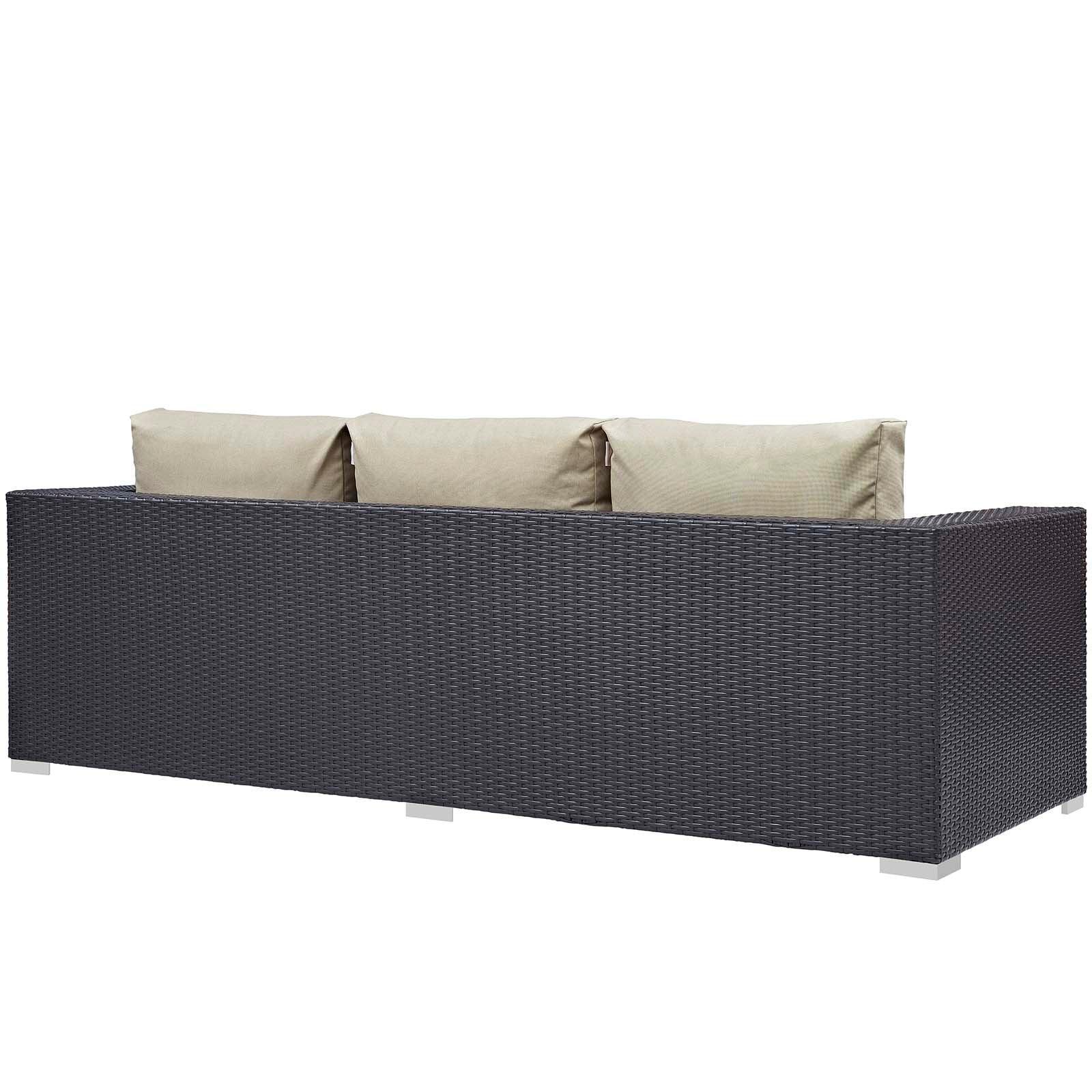 Modway Convene 3 Piece Set Outdoor Patio with Fire Pit FredCo