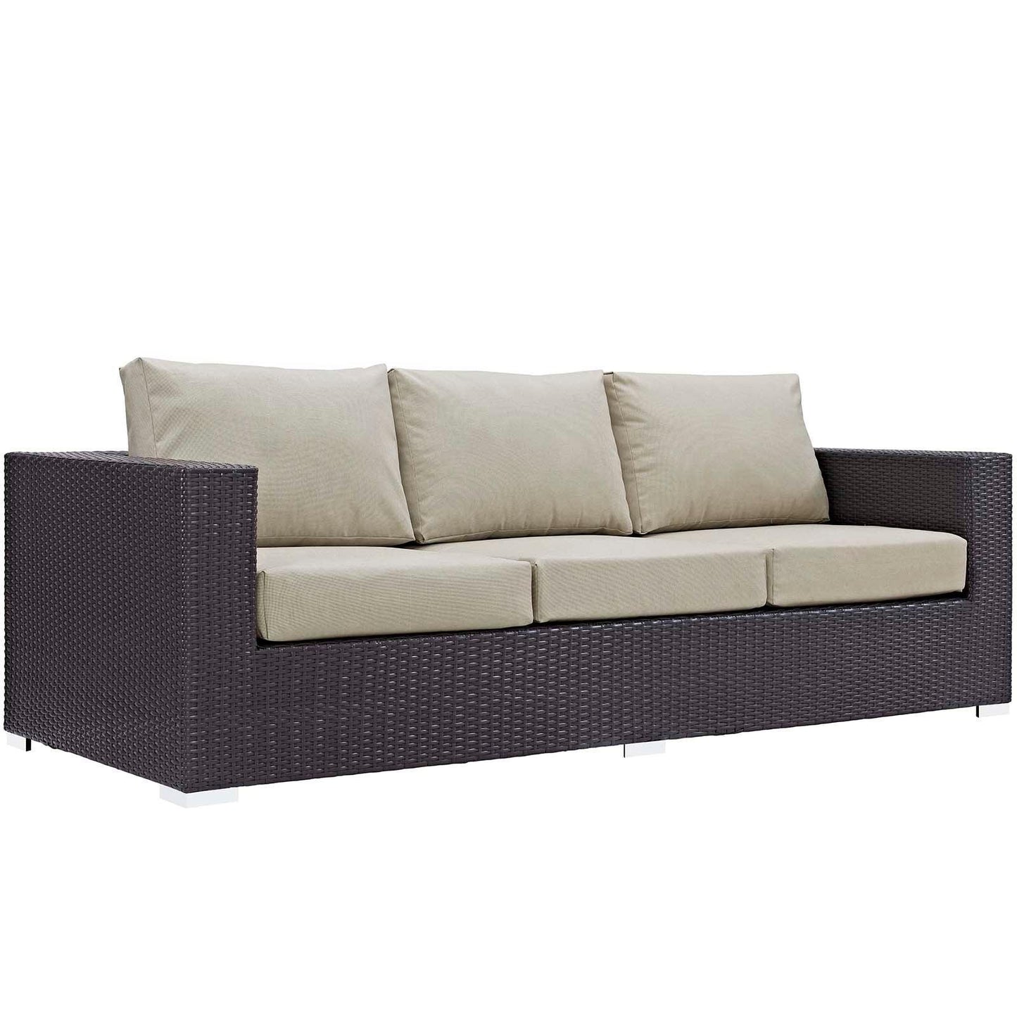 Modway Convene 3 Piece Set Outdoor Patio with Fire Pit FredCo