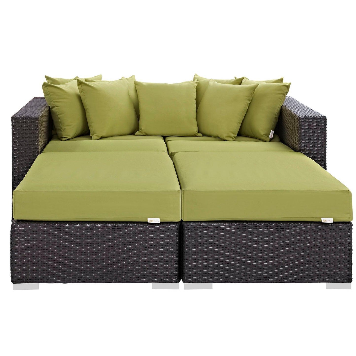 Modway Convene 4 Piece Outdoor Patio Daybed FredCo