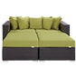 Modway Convene 4 Piece Outdoor Patio Daybed FredCo