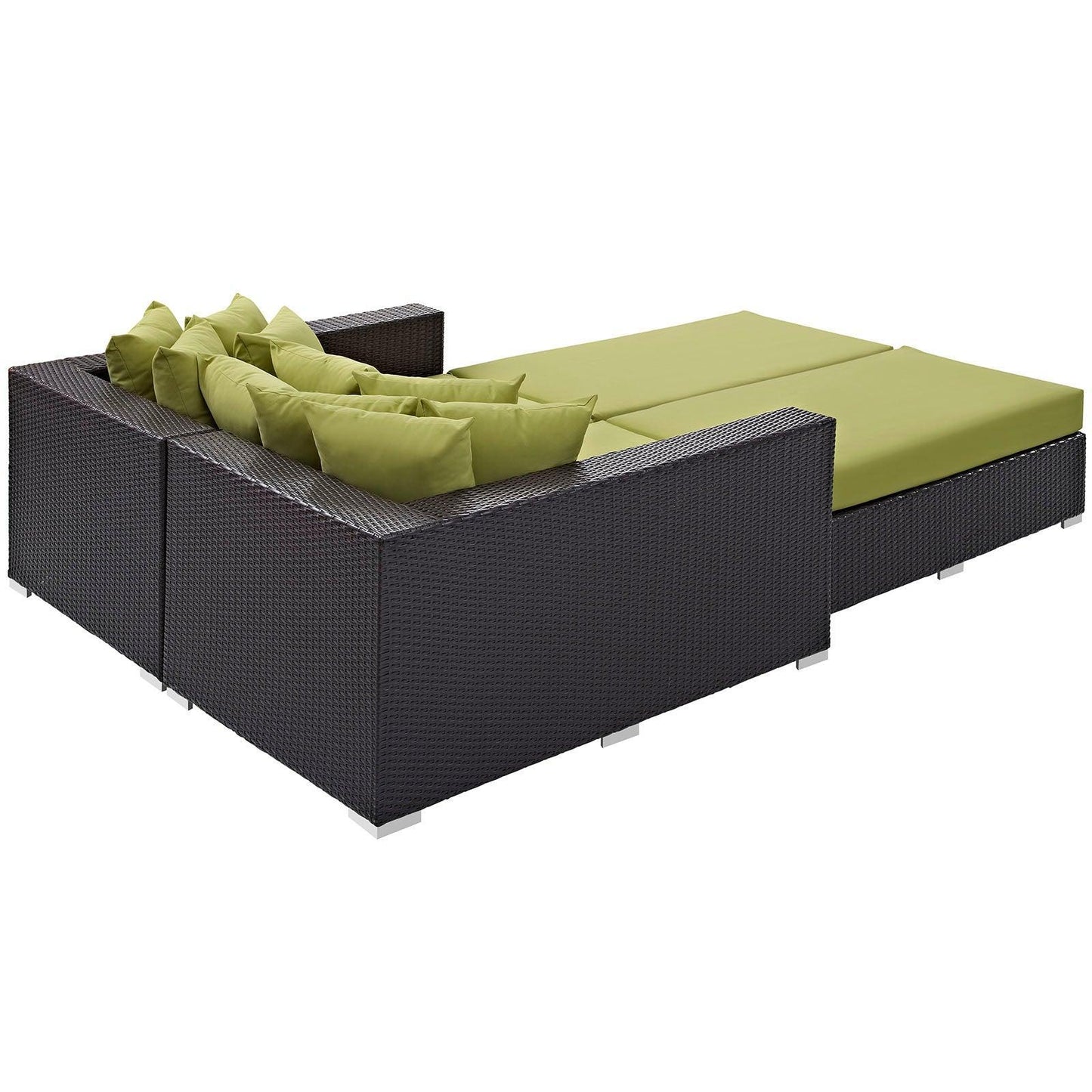 Modway Convene 4 Piece Outdoor Patio Daybed FredCo