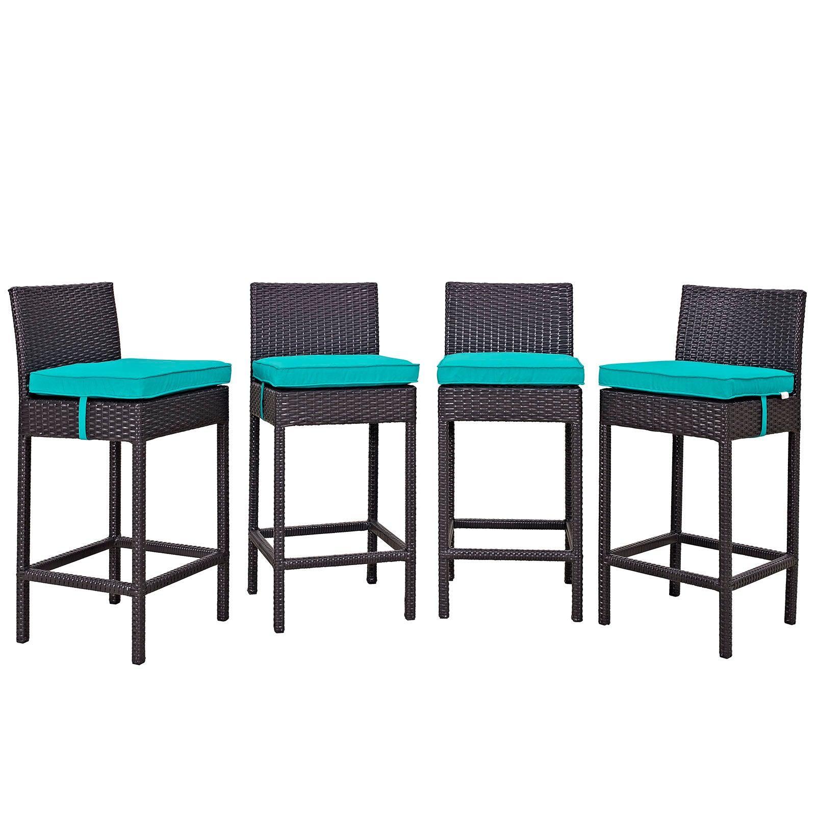 Modway Convene 4 Piece Outdoor Patio Pub Set FredCo