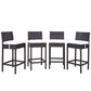 Modway Convene 4 Piece Outdoor Patio Pub Set FredCo