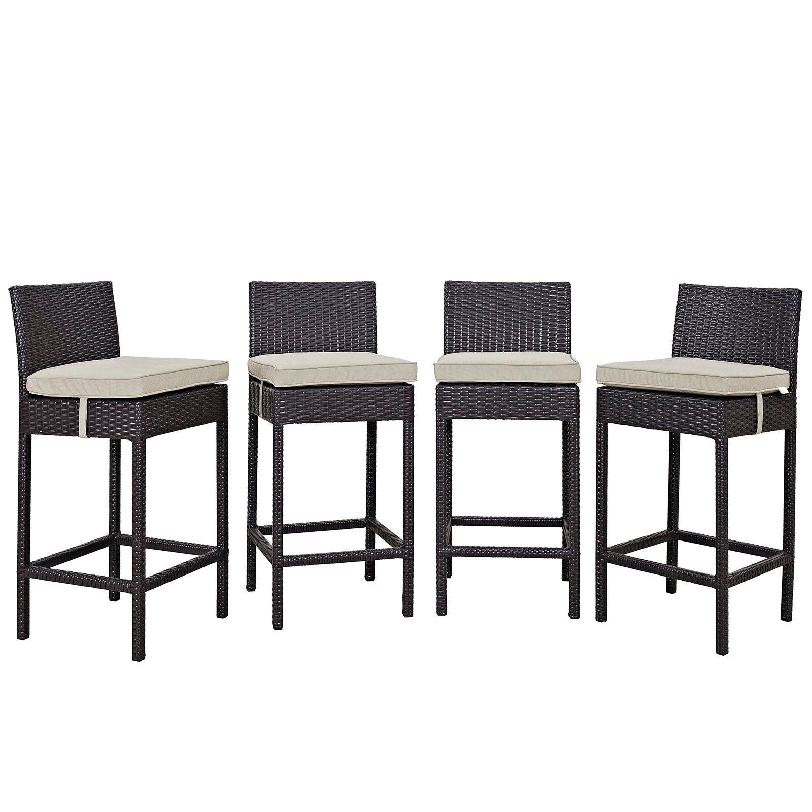 Modway Convene 4 Piece Outdoor Patio Pub Set FredCo