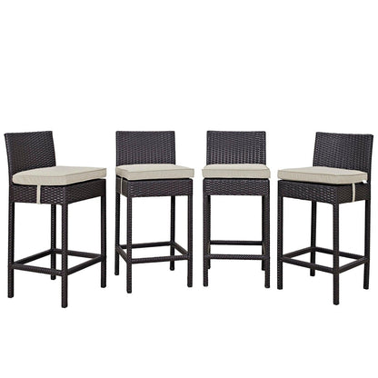 Modway Convene 4 Piece Outdoor Patio Pub Set FredCo