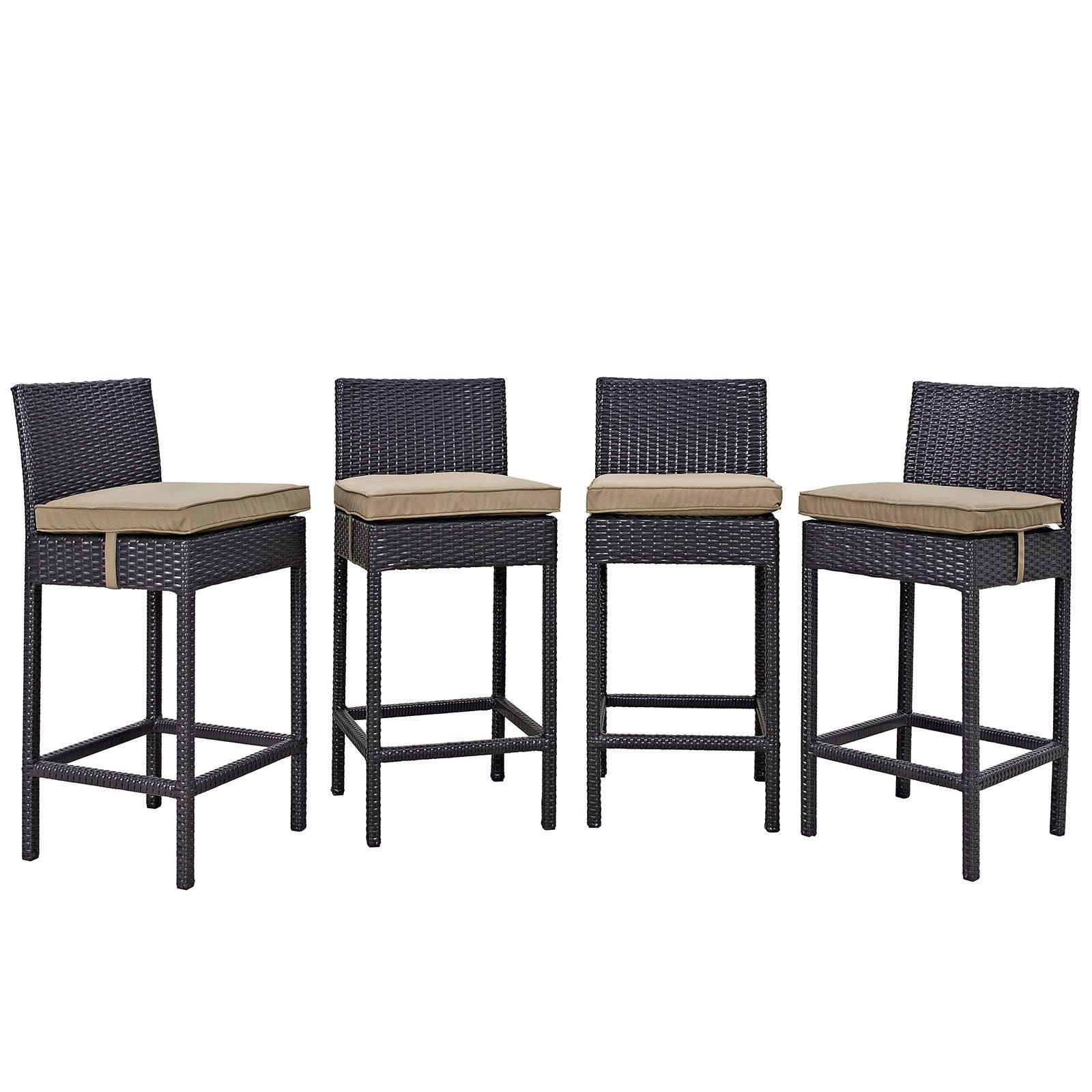 Modway Convene 4 Piece Outdoor Patio Pub Set FredCo