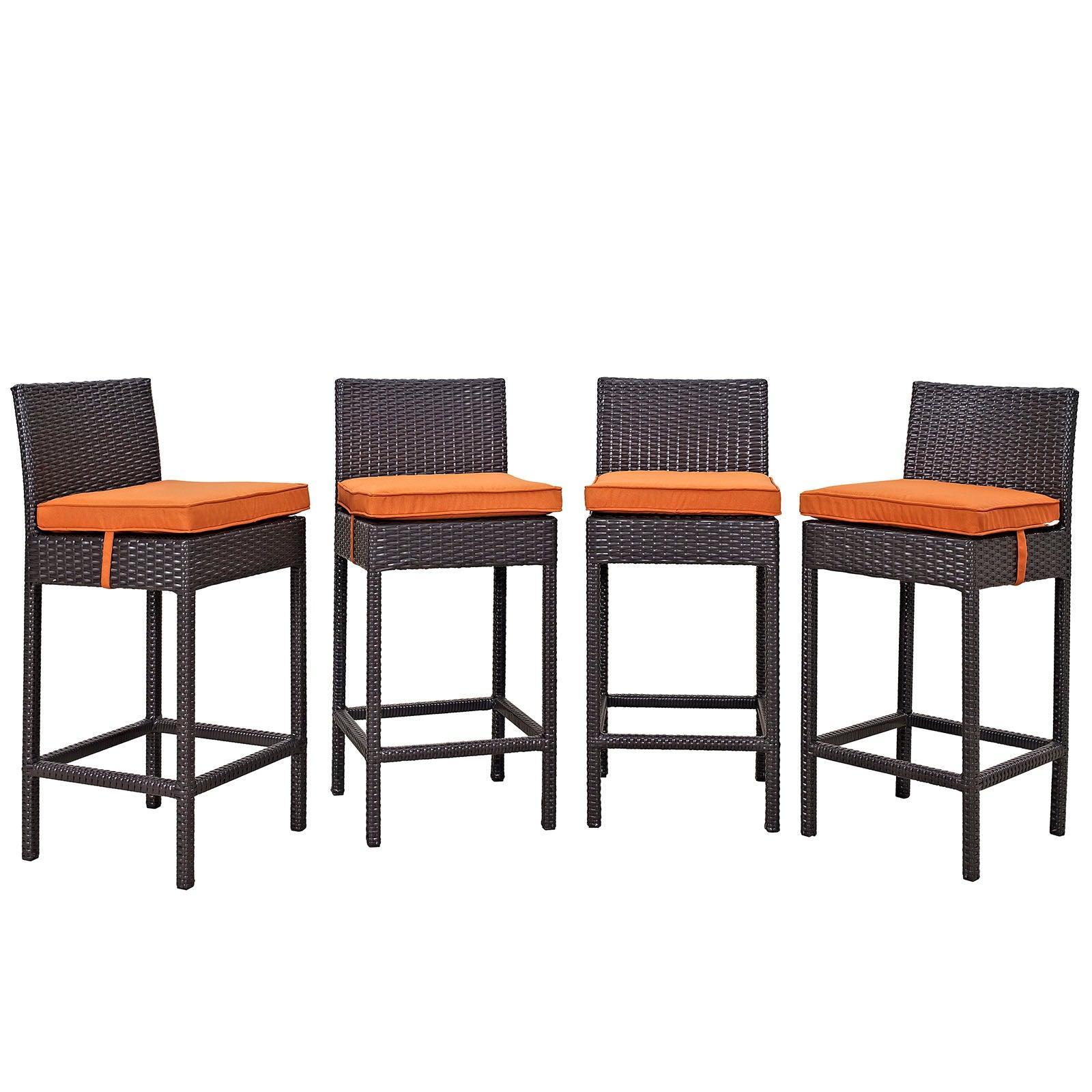 Modway Convene 4 Piece Outdoor Patio Pub Set FredCo