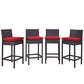 Modway Convene 4 Piece Outdoor Patio Pub Set FredCo