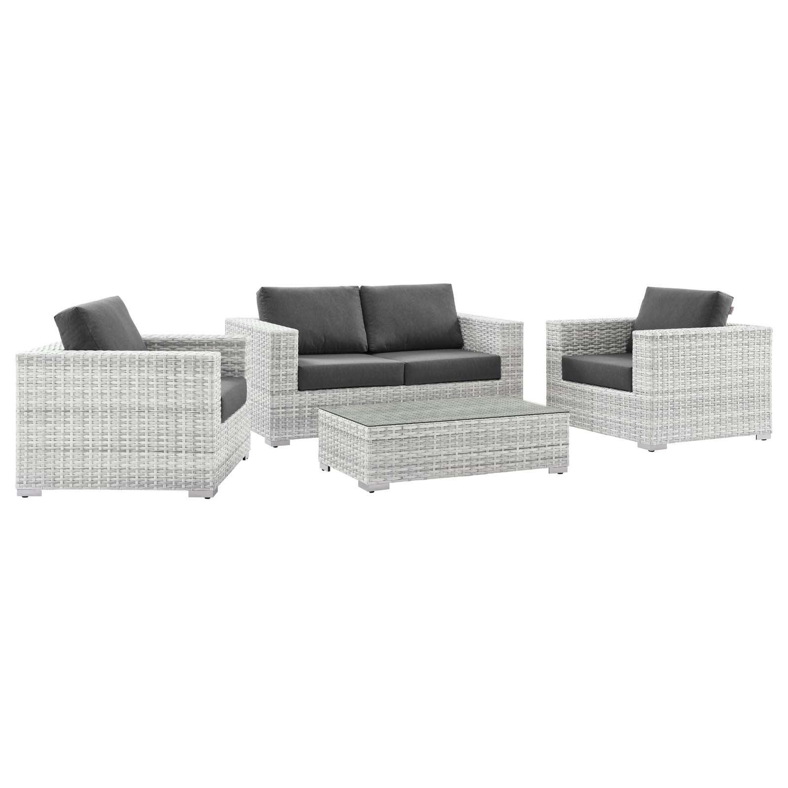 Modway Convene 4-Piece Outdoor Patio Set FredCo