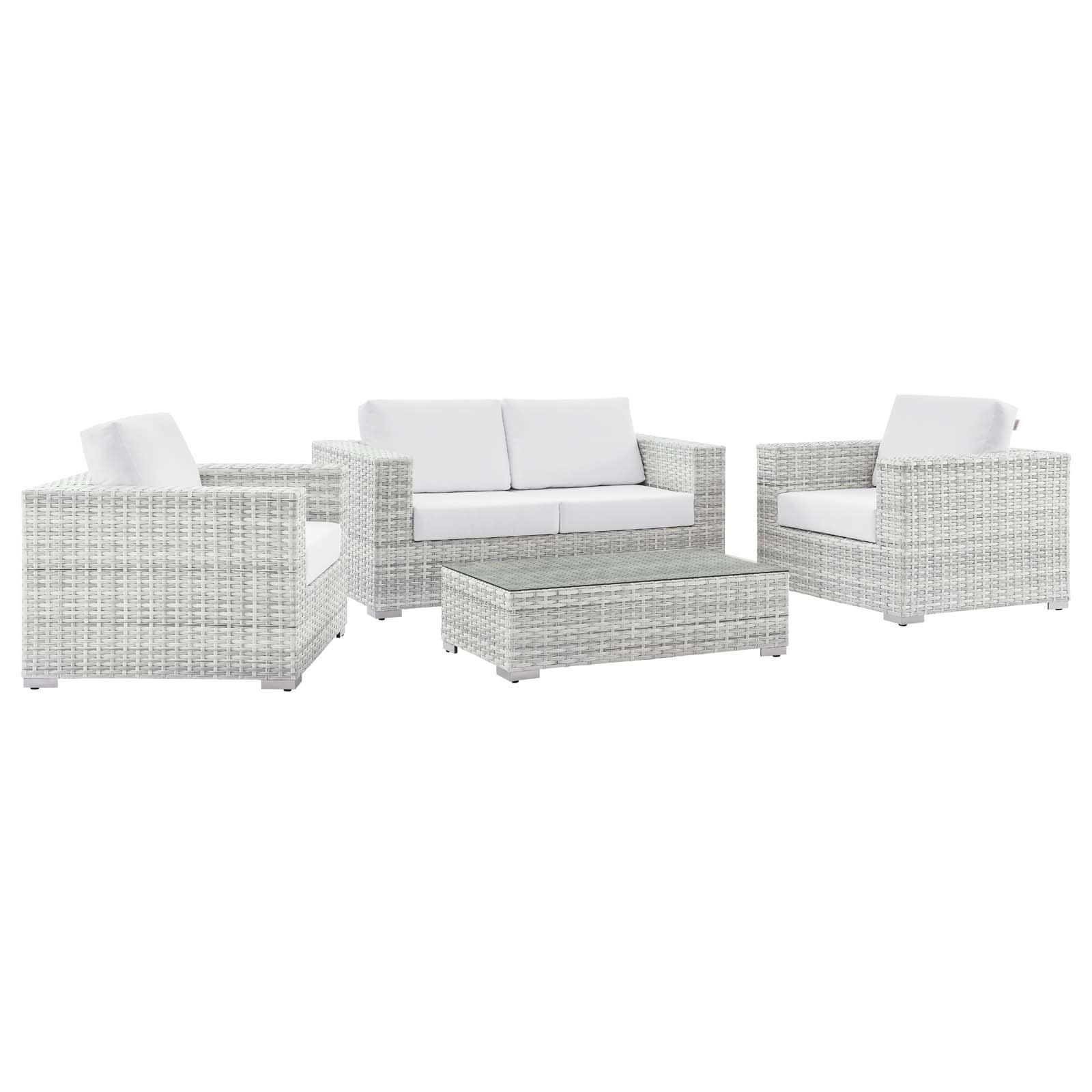 Modway Convene 4-Piece Outdoor Patio Set FredCo