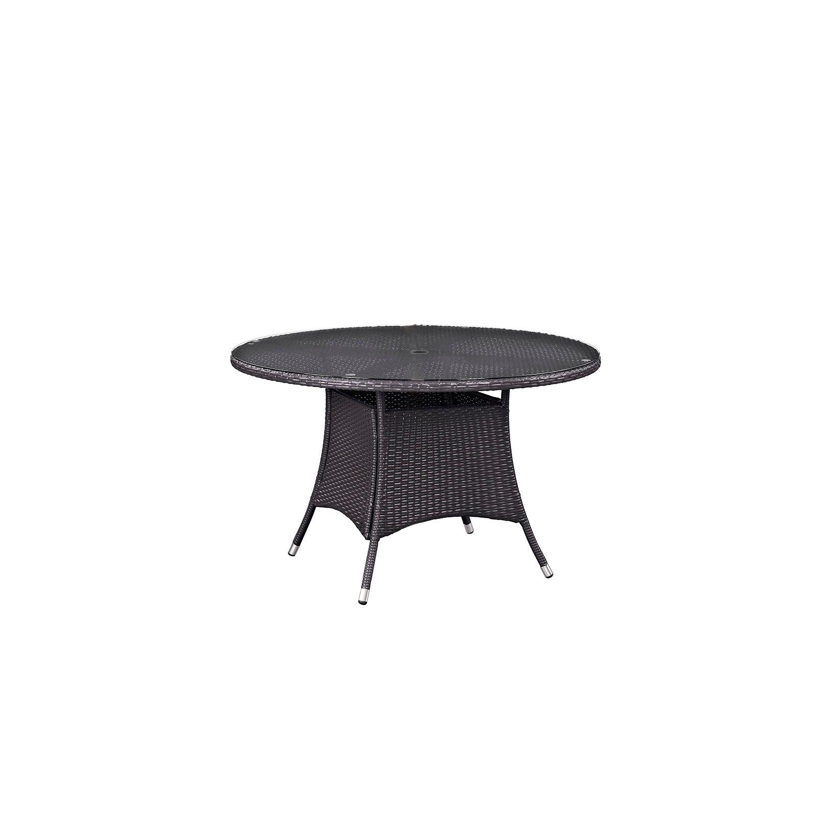 Modway Convene 47" Round Outdoor Patio Dining Table FredCo