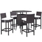 Modway Convene 5 Piece Outdoor Patio Pub Set, EEI-1963 FredCo