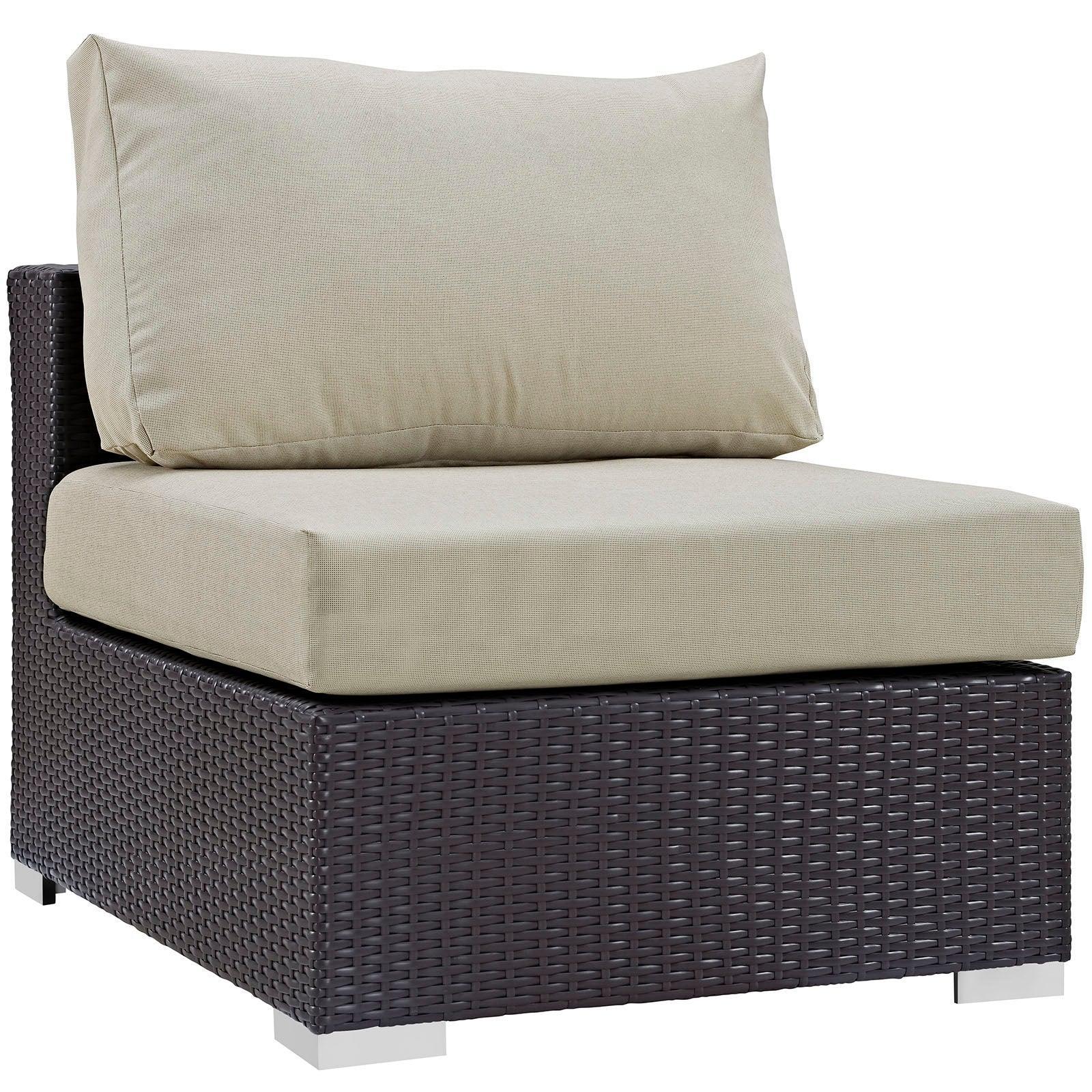 Modway Convene 5 Piece Outdoor Patio Sectional Set, EEI-2163 FredCo