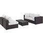 Modway Convene 5 Piece Outdoor Patio Sectional Set, EEI-2163 FredCo