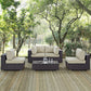 Modway Convene 5 Piece Outdoor Patio Sectional Set, EEI-2163 FredCo