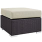 Modway Convene 5 Piece Outdoor Patio Sectional Set, EEI-2201 FredCo