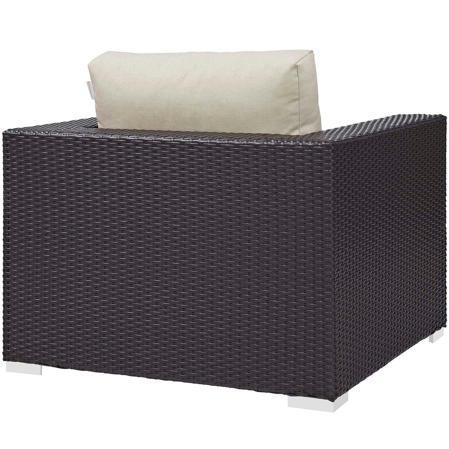 Modway Convene 5 Piece Set Outdoor Patio with Fire Pit FredCo