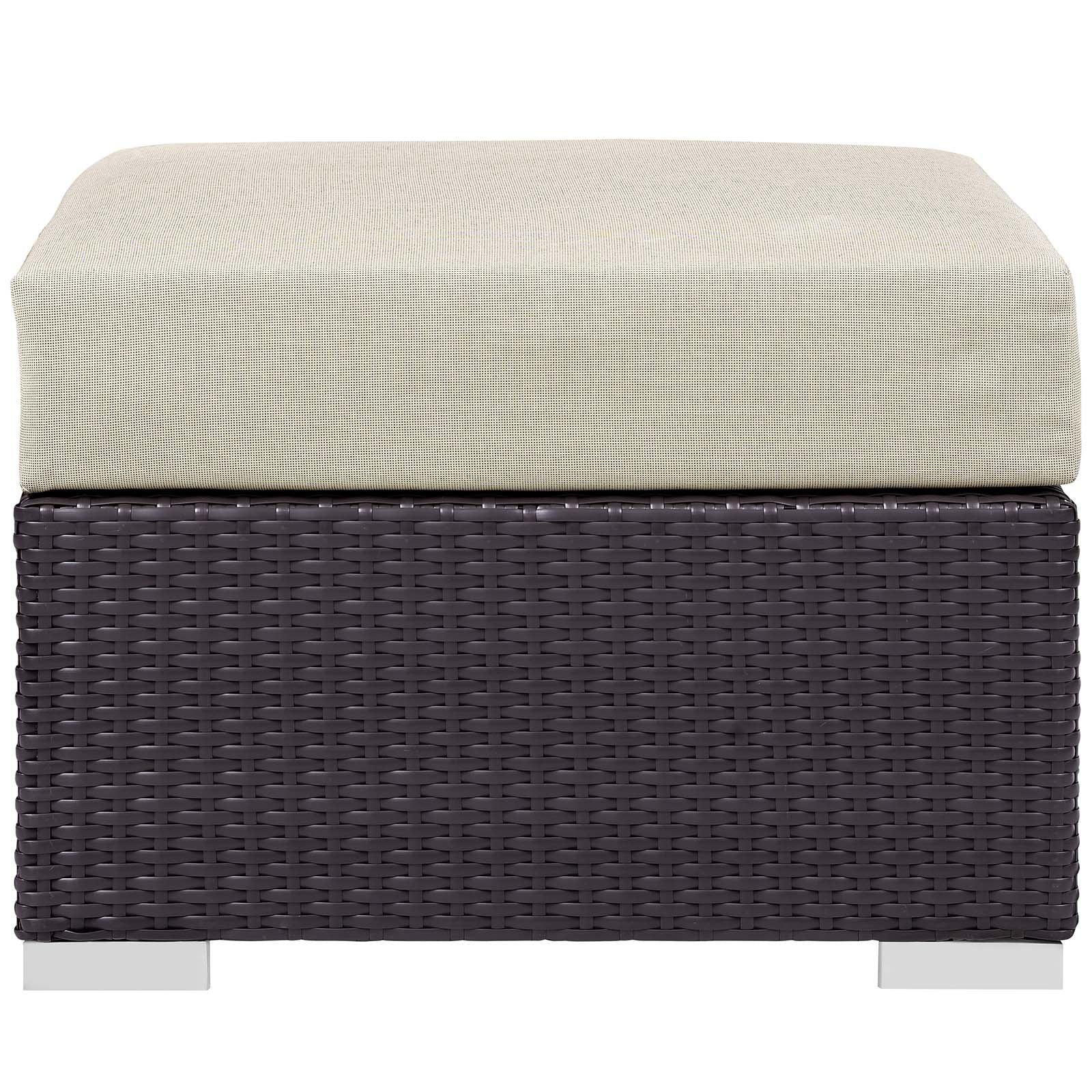 Modway Convene 5 Piece Set Outdoor Patio with Fire Pit FredCo