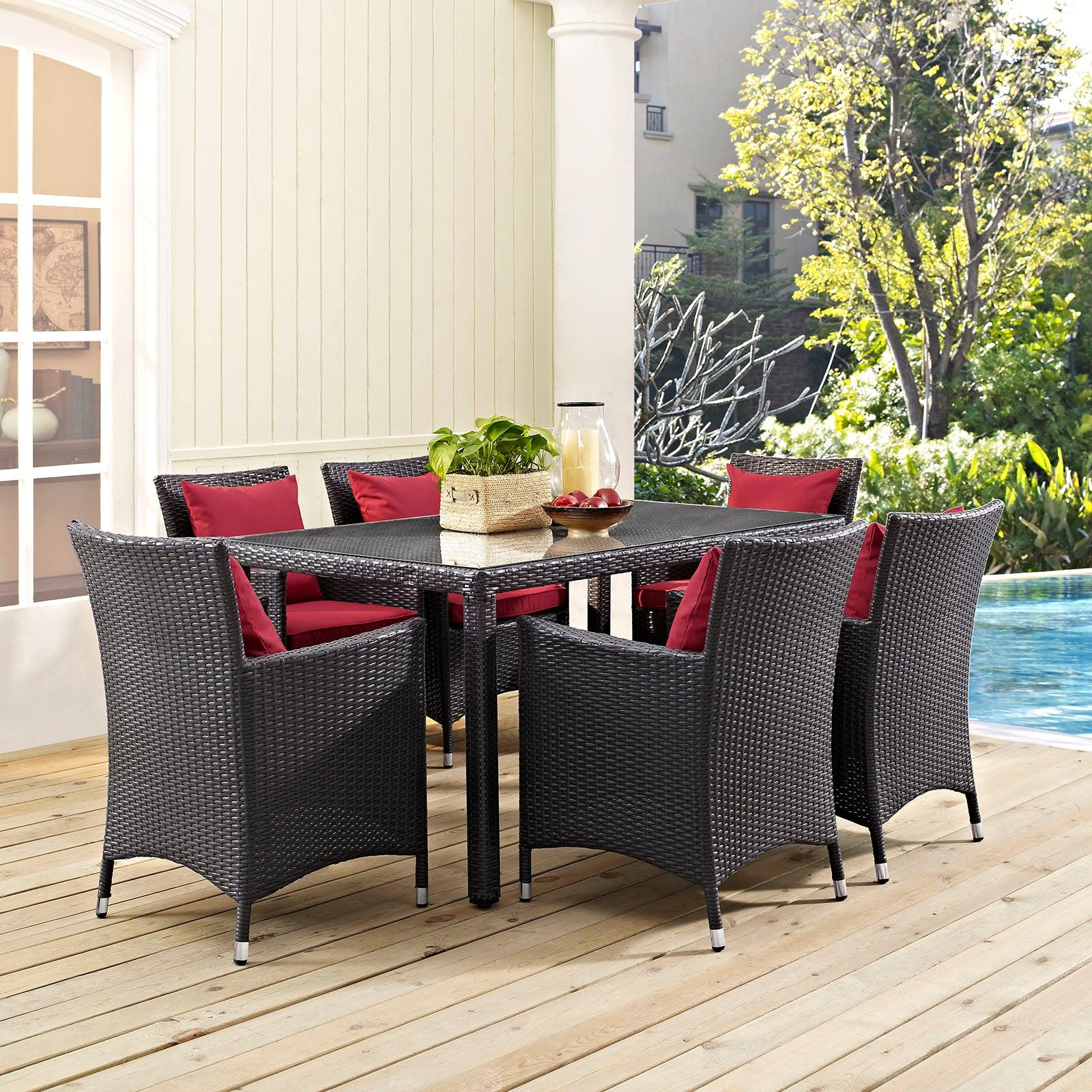 Modway Convene 59" Outdoor Patio Dining Table FredCo
