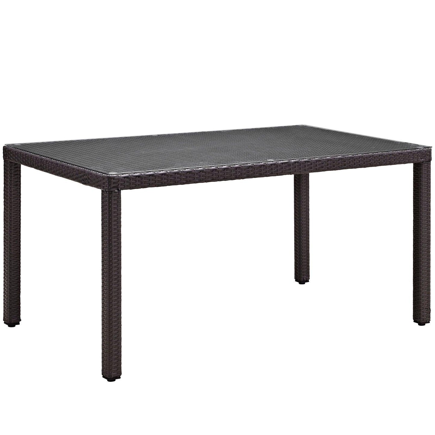 Modway Convene 59" Outdoor Patio Dining Table FredCo