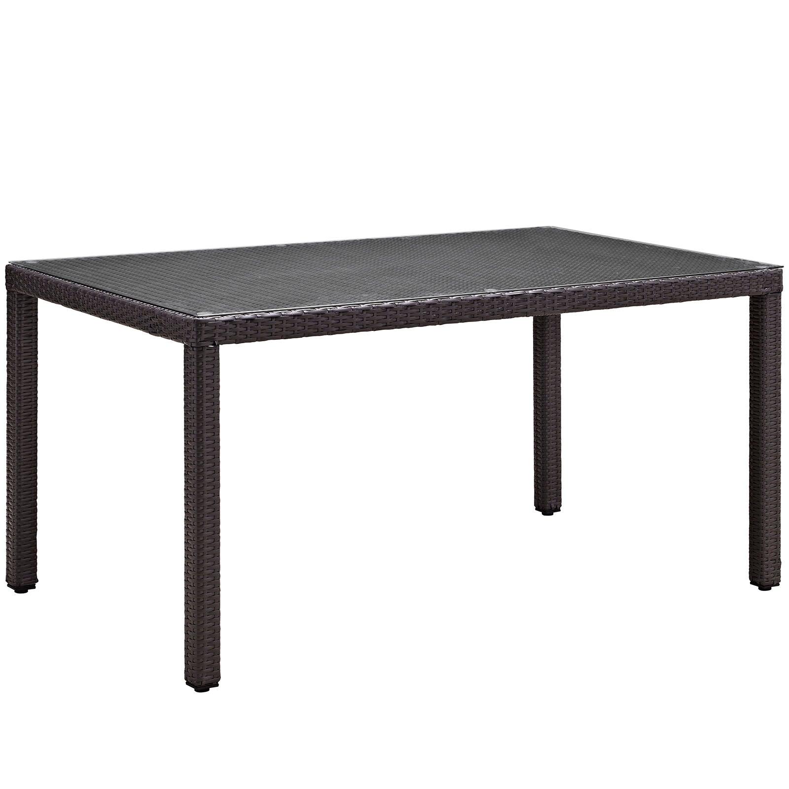 Modway Convene 59" Outdoor Patio Dining Table FredCo