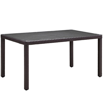 Modway Convene 59" Outdoor Patio Dining Table FredCo