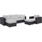 Modway Convene 6 Piece Outdoor Patio Sectional Set FredCo