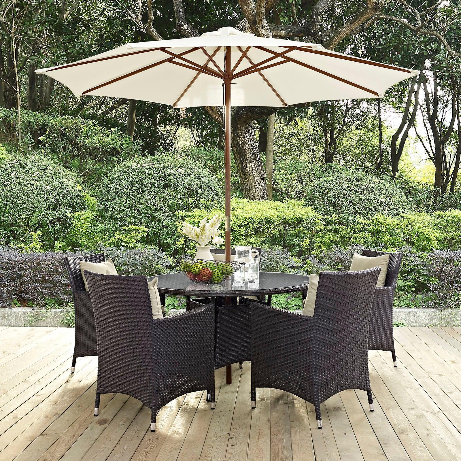 Modway Convene 7 Piece Outdoor Patio Dining Set FredCo