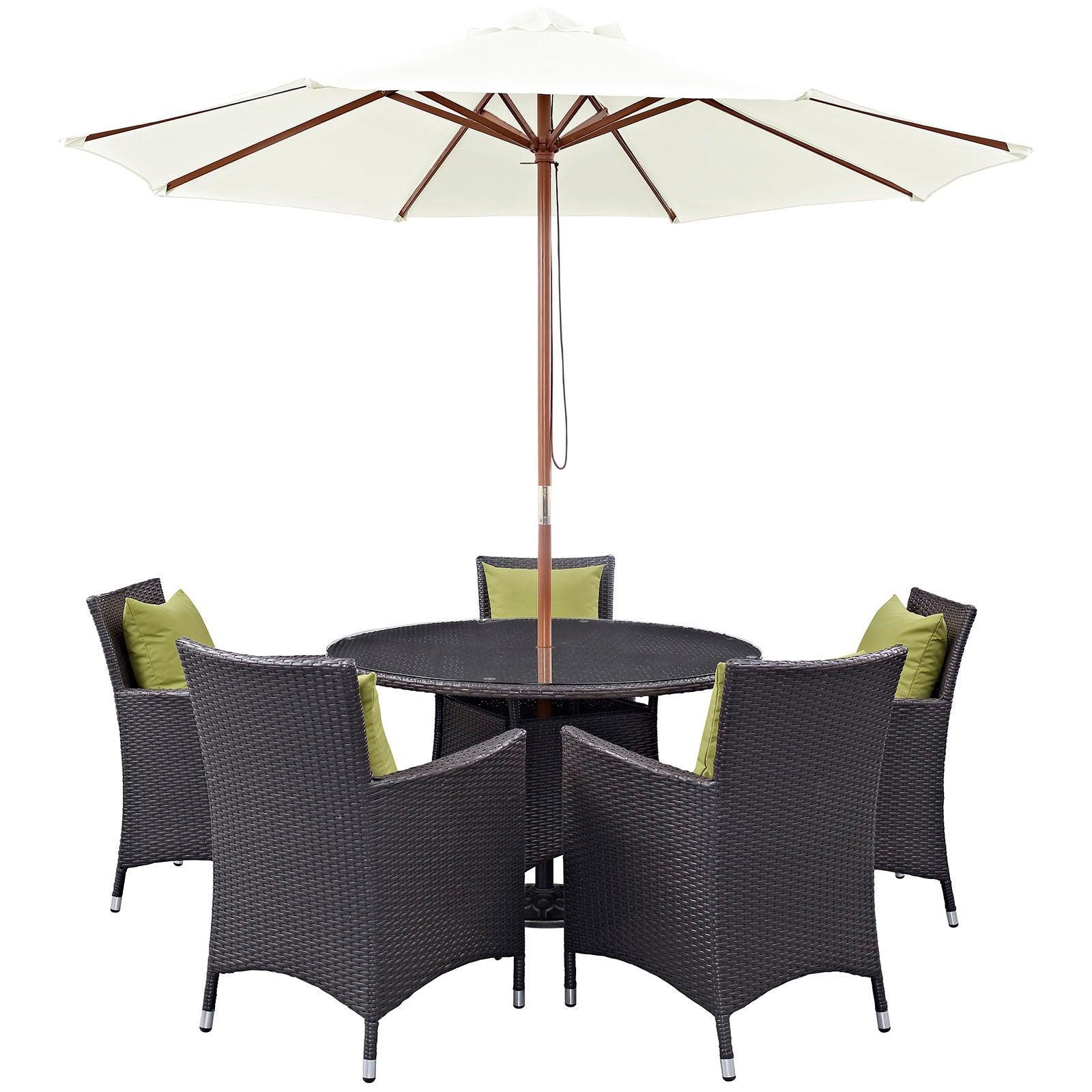 Modway Convene 7 Piece Outdoor Patio Dining Set FredCo