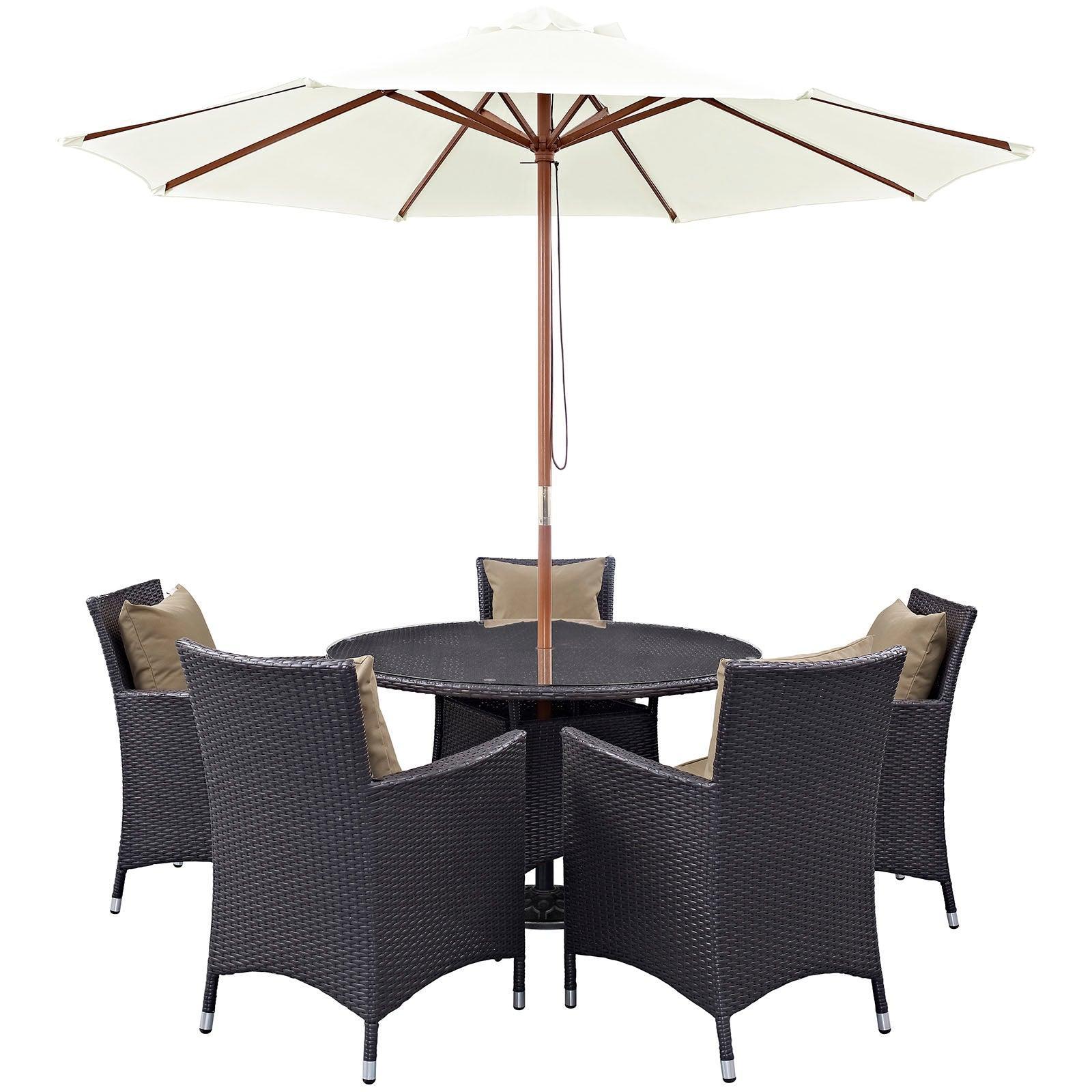 Modway Convene 7 Piece Outdoor Patio Dining Set FredCo