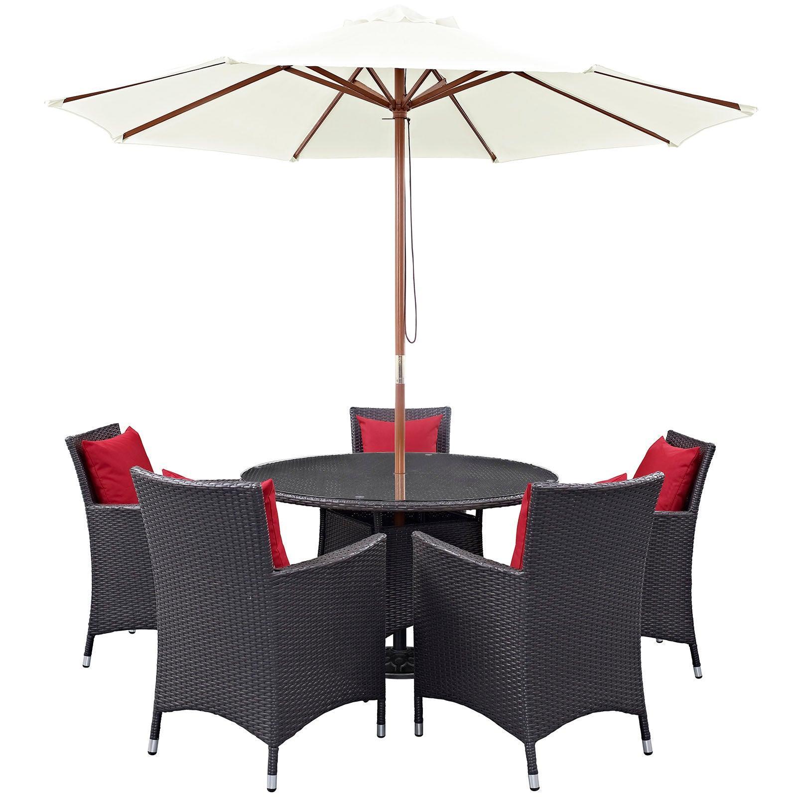 Modway Convene 7 Piece Outdoor Patio Dining Set FredCo