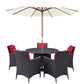 Modway Convene 7 Piece Outdoor Patio Dining Set FredCo